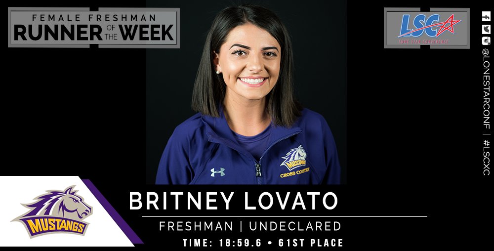 LoneStarConf's tweet photo. #LSCxc Female Freshman Runner of the Week: @WNMUAthletics Britney Lovato https://t.co/mUOYaek4Z4