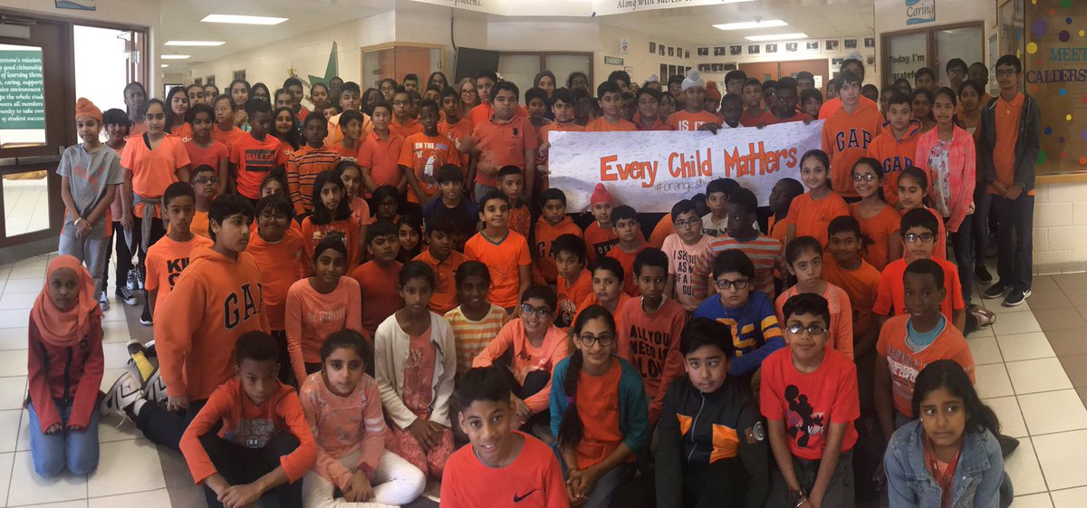 .<a href="/CalderstoneMS/">Calderstone MS</a> Ss &amp; staff take pledge, recognize legacy of residential schools #OrangeShirtDay  <a href="/PDSBIndigenous/">PDSB Indigenous Department</a> <a href="/patrika54/">Patrika Daws</a> @MikeRicci13
