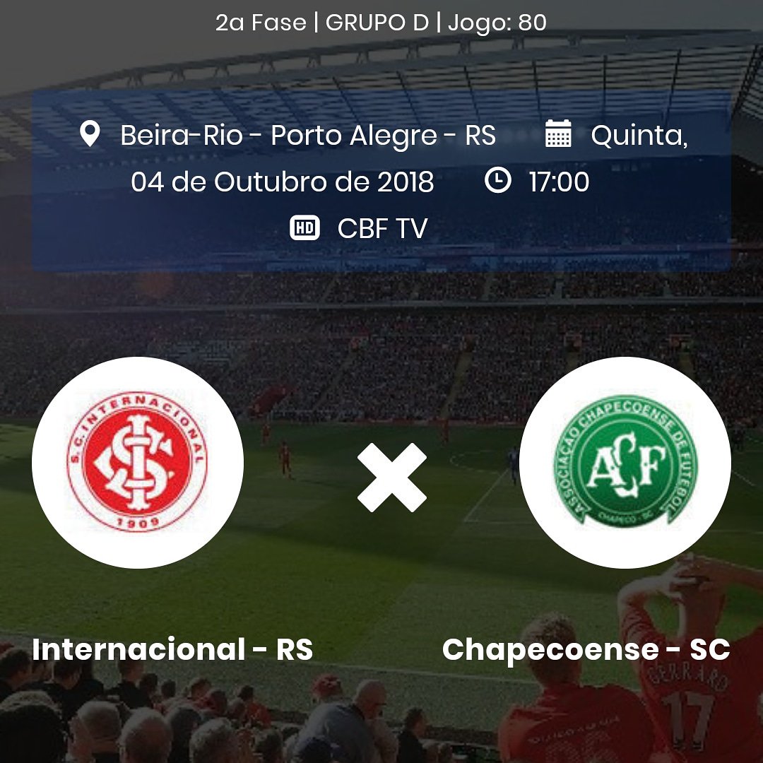 LeandroMamuteTV's tweet photo. Pra movimentar a sua tarde tem brasileirão de aspirantes, Internacional x Chapecoense, a partir de 16h55, no facebook da CBF. Eu narro e Felipe Rolim comenta. #LojasTauron #UseTauron #NósLutamosComVocê #TeamForthMedia #CBFTV https://t.co/whGLDo13hF