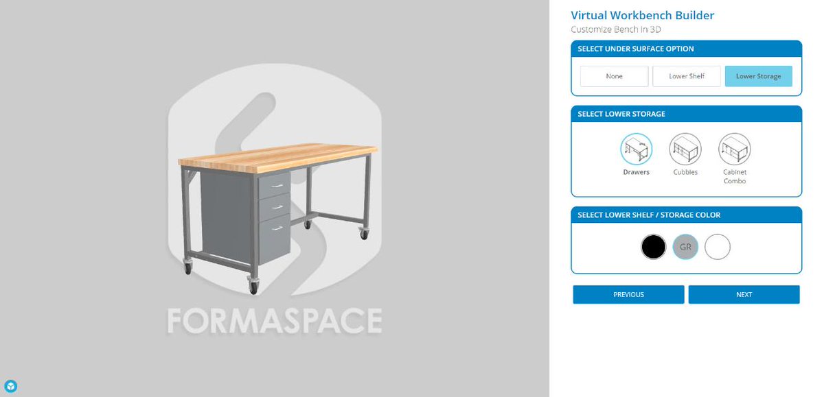 Formaspacecom's tweet image. Get real-time renderings of your furniture products using the NEW Virtual Workbench Builder by Formaspace, 3DConfigure. Head over to Formaspace to try it out today! #3dtool #customfurnituremanufacturer #websiteupdate #FSdesign #3drendering #customfurniture