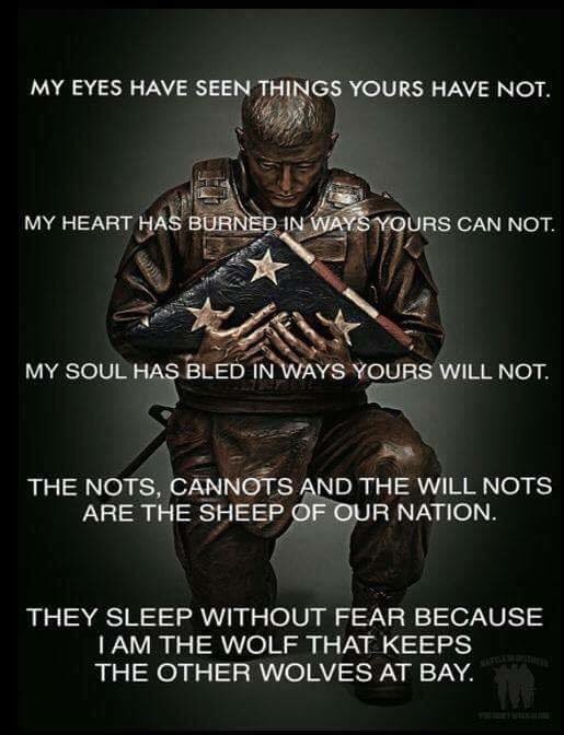 I am a not, posting this in honor of all who serve.