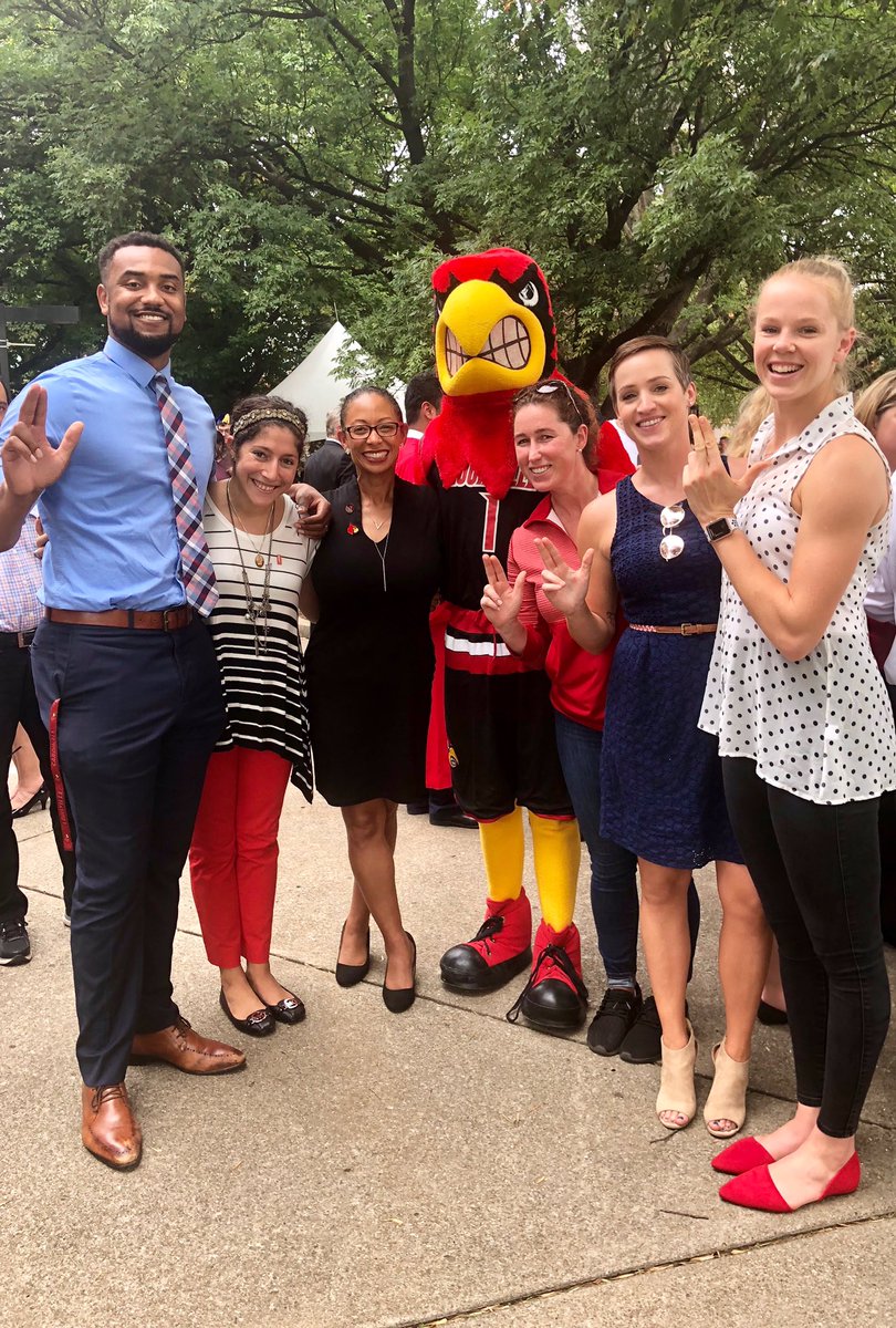 MurphysMaddness's tweet photo. Inauguration Day! #WeareUofL #L1C4 #MyPresident #WelcomeNeeli https://t.co/zP1jgkC8e9