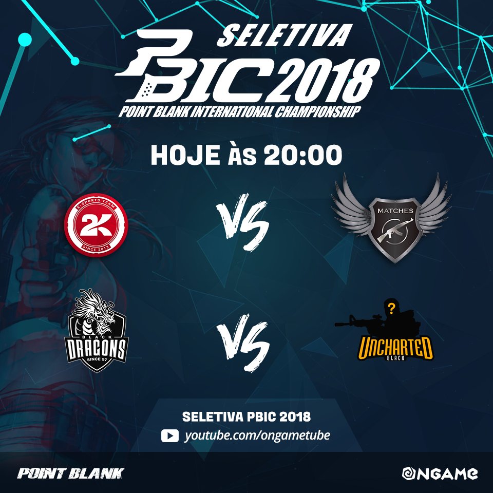 OngameSocial's tweet photo. Hoje tem mais dois jogos das quartas de final da Seletiva PBIC 2018!
Em breve vamos descobrir os times que disputam a semifinal!

Às 20h ao vivo ➡️ https://t.co/R2S1OuyToz   

#SeletivaPBIC2018 #QuartasDeFinal #PBIC2018 #2Kill #MatchesWeplay #BlackDragons  #UnchartedBlack https://t.co/RmFg6XrRkD