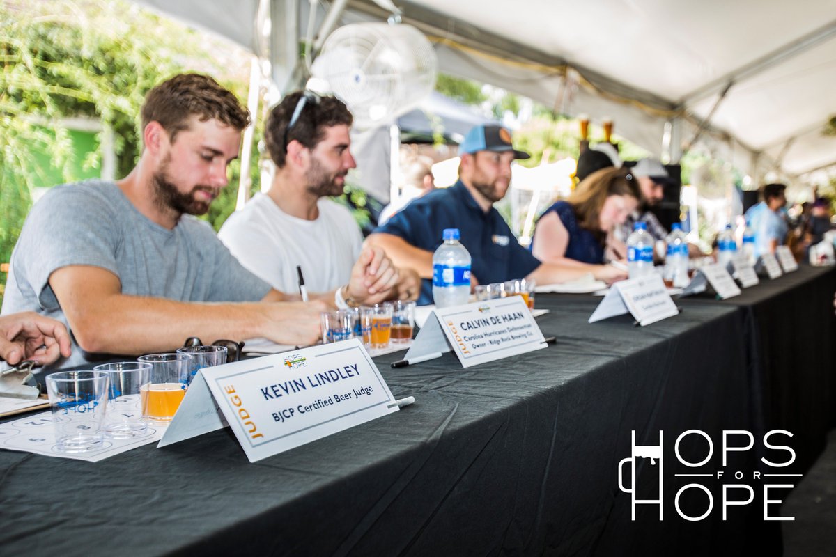 Good luck to our friends at <a href="/NHLCanes/">Carolina Hurricanes</a> and @CanesKNCF in their home opener tonight, especially <a href="/cal_dehaan/">Calvin de Haan</a> and <a href="/Martyman17/">Jordan Martinook</a> who helped judge our Hops for Hope event a few weeks ago! #Canes #TakeWarning