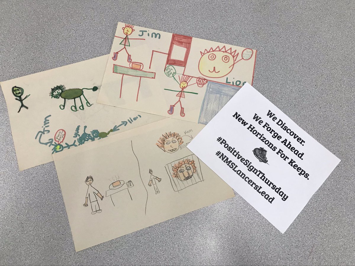 ZajacSLP's tweet photo. Feeling the #VisualizedThinking love on #PositiveSignThursday as we make new discoveries, broaden our horizons, & forge ahead in our learning with one of the most fascinating strategic learning tools ever #Sketchnoting. We show our thinking in many ways. #NMSLancersLead https://t.co/MWS4deErr1