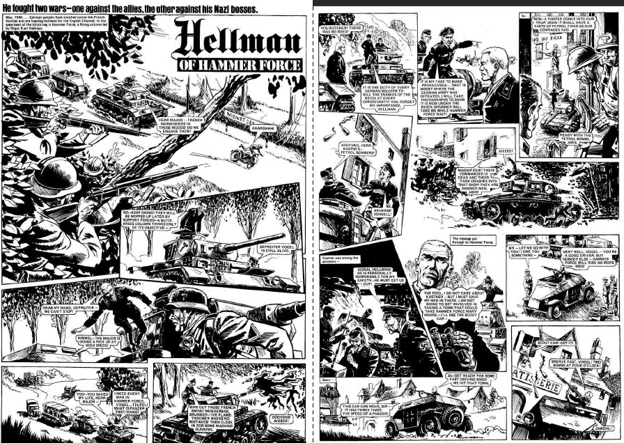 SpaceSpinner2K's tweet photo. Let's roll our for some problematic action with Hellman of Hammer Force! The Gerry Finley-Day/Mike Dorey combo is one of our faves!
Listen to Space Spinner ReAction!
Images from #ActionComic Issue 1-3
#podcast #HammerForce https://t.co/jtrXMxTJEJ