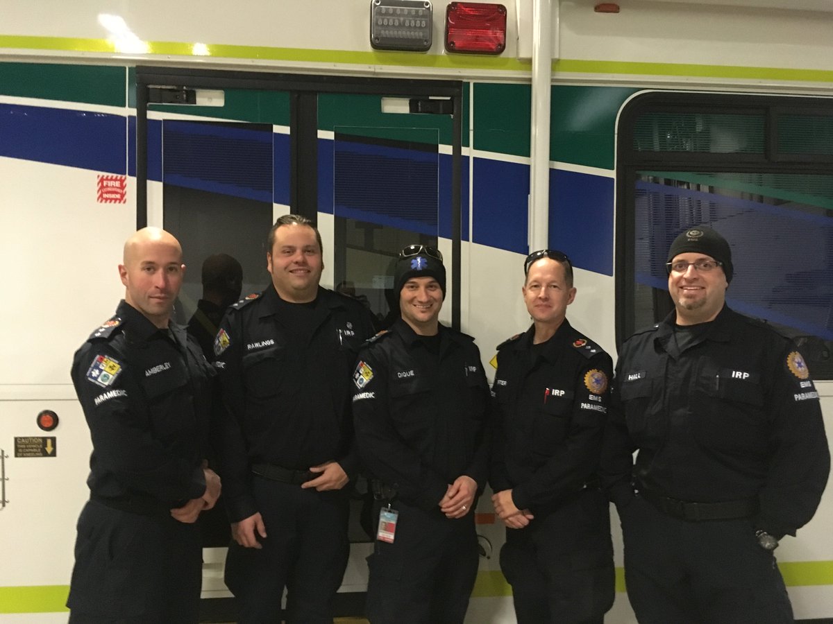 Edmonton Zone Incident Response Paramedics (IRP) showing the some of the team's disaster management capabilities including the Multi-Patient Vehicle (MPV) &amp; Field Based Rapid Deployment System (FBRDS) today in Sturgeon County. #YourEMS @g_mcalisterEMS @SpecOpsWiggins