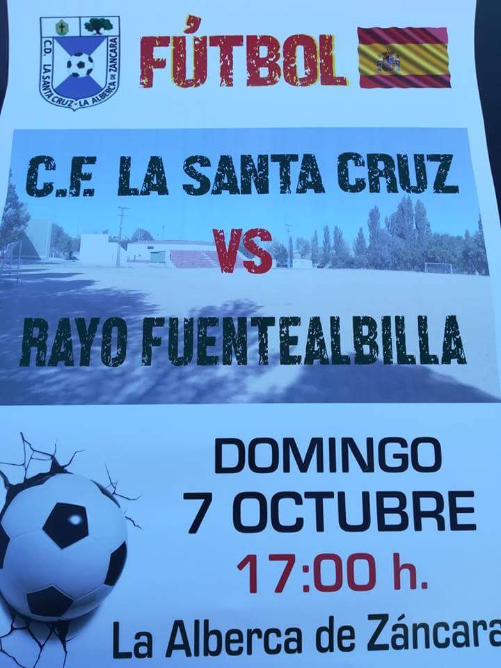 🔊¡Alberqueños!

Este domingo 7 de octubre vuelve la liga al Municipal, nos enfrentamos a el Rayo Fuentealbilla a partir de las 5 de la tarde, os esperamos a todos. #AupaSantaCruz #123LucharYGanar.