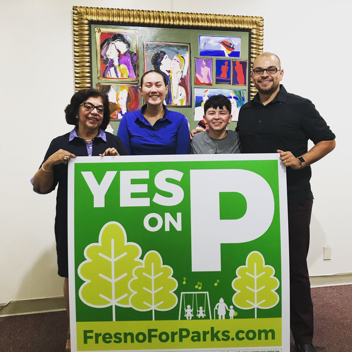 Come out to #ArtHop tonight, get a #YesOnP sticker, and win Fresno-themed goodies! We’ll have booths at @FresnoArts, Root, and more! 'The cultural vibrancy of our community enhances Fresno’s economic vitality and attracts and sustains creative individuals.' -Fresno Arts Council