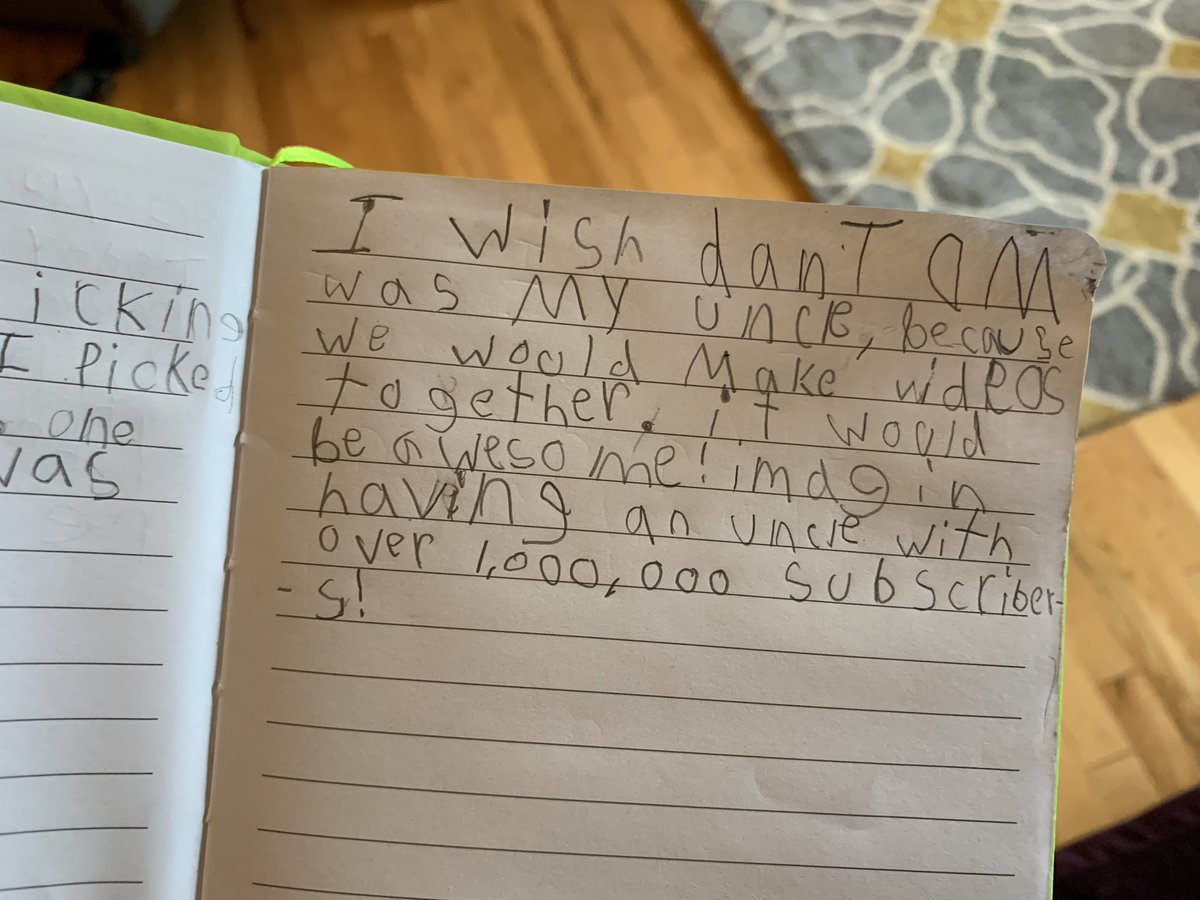 natashalloyd's tweet photo. @dantdm Ever consider being someone’s uncle? Because my son would be all over that! 😉 https://t.co/o9d1RGFNaN