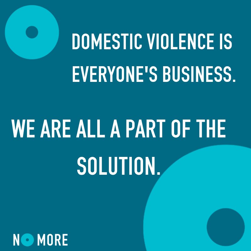 NOMOREorg's tweet photo. Domestic violence affects all of us. This Domestic Violence Awareness Month, #1thing we can all do is learn how to support survivors. 

Your actions &amp; your words matter. You CAN be a part of the solution. #DVAM2018 #NOMORE 

Visit: https://t.co/MN36wagDol https://t.co/Mc5Ax569dA