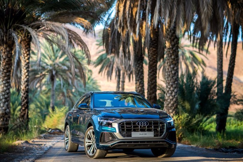 mustafa_agha's tweet photo. Character is unleashed in the Middle East. A few of our friends will get an exclusive experience in luxury and adventure as they put the first-ever Audi Q8 through its paces this week. Stay tuned for more. #AudiMiddleEast @nabooda_auto #CharacterUnleashed #AudiQ8 https://t.co/x0kFLnLgxB
