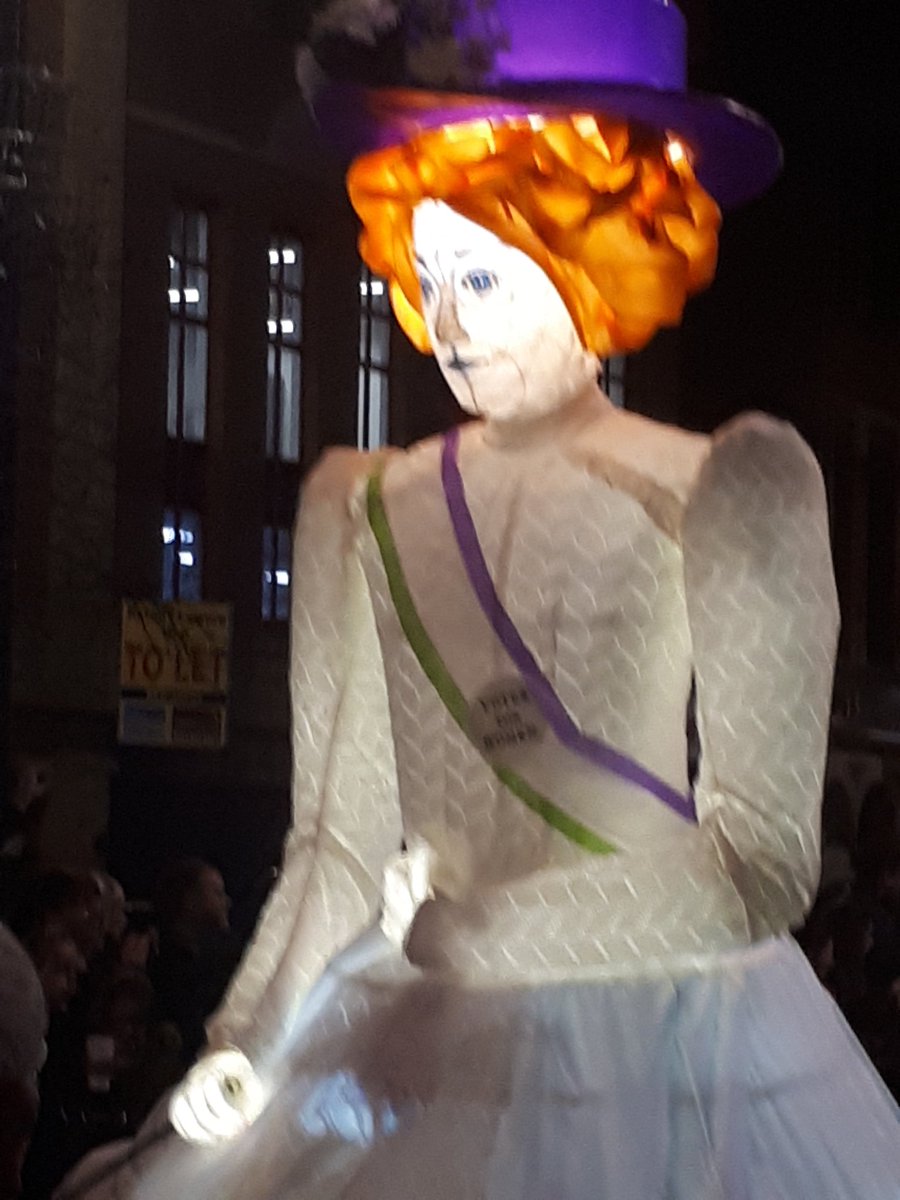 MerrionHouse's tweet photo. Stunning #LightNightLeeds2018 parade #100yearsofchange https://t.co/5zbWzht8UO