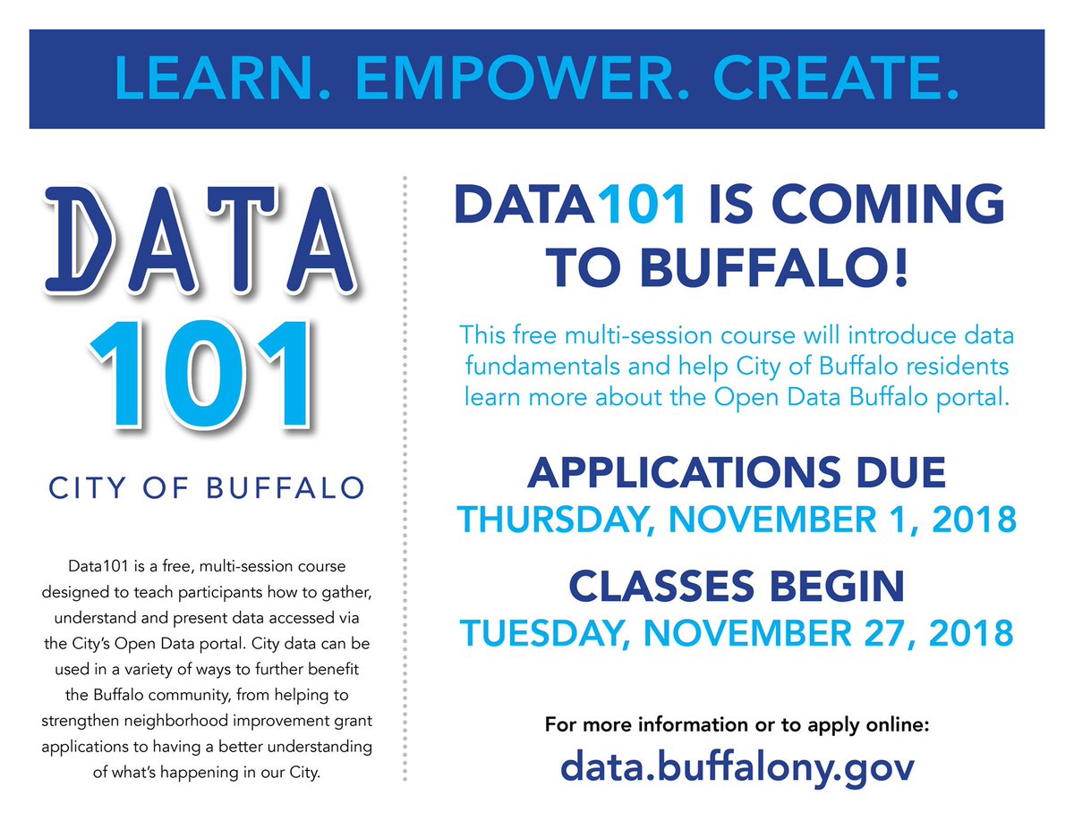 MayorByronBrown's tweet photo. I’m proud to announce the next phase of my Open Data Initiative: Data 101. The free 4-week course will teach residents how to use information from the Open Data Portal. My goal is for residents to be able to use this data to help enact positive change in our community! https://t.co/n8XZIqnboI