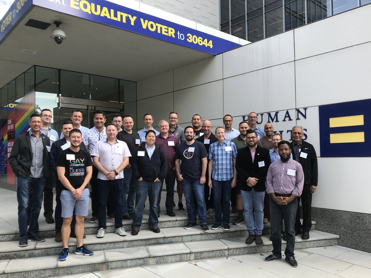 Volunteers arrive in DC for Men & Leadership