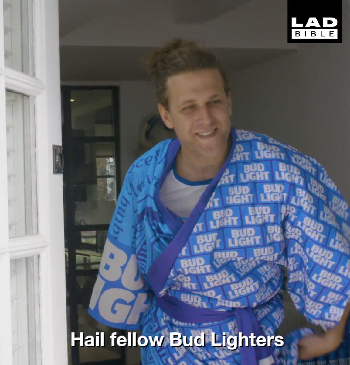 We are ever so proud of <a href="/BrynMitchell90/">Bryn Mitchell</a> for doing his bit to prop up the sales for <a href="/BudLightUK/">Bud Light UK</a>  with <a href="/ladbible/">LADbible</a> this week. Head over to <a href="/facebook/">Facebook</a> to see him in action!