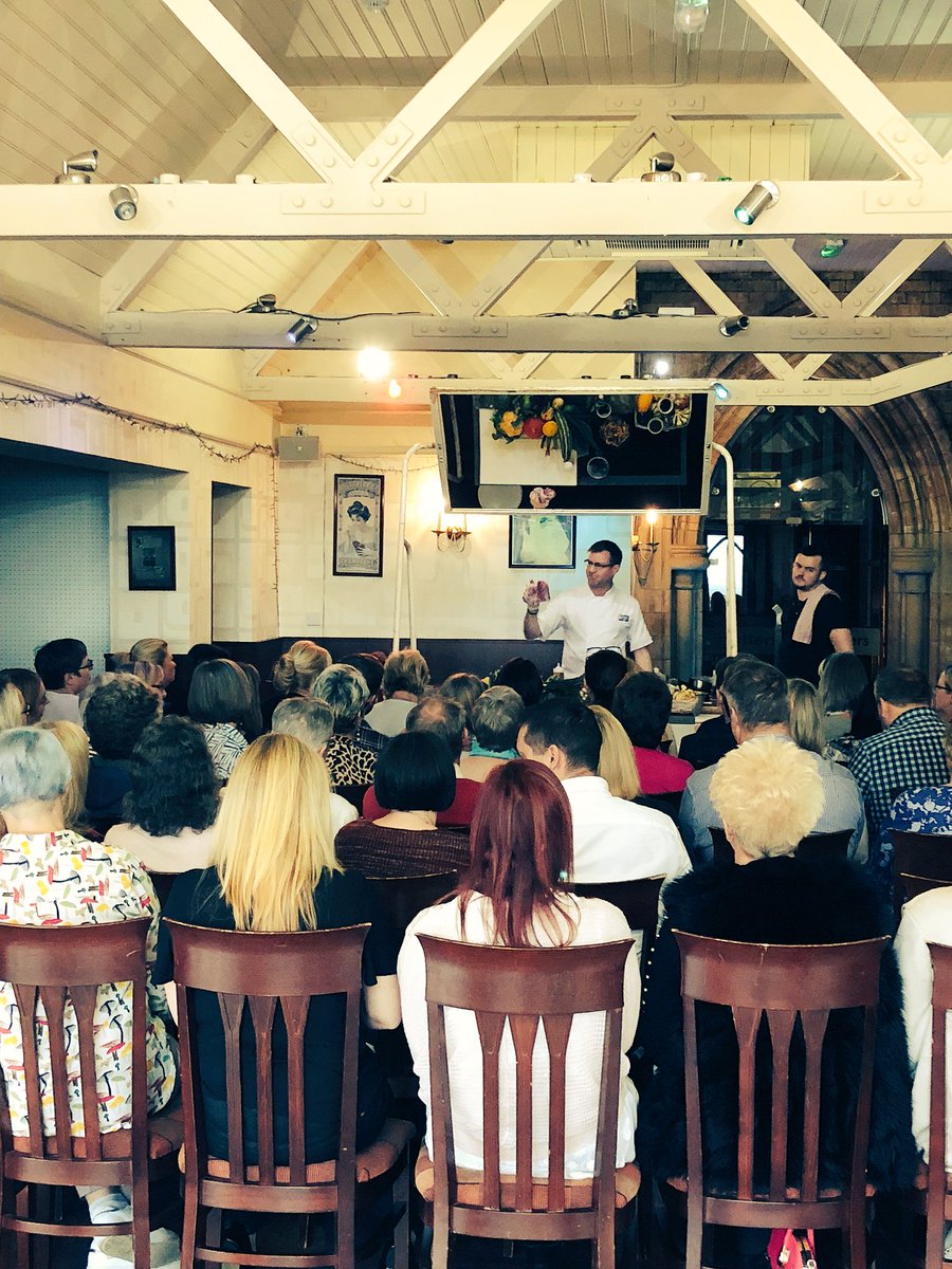 nutsfood's tweet photo. Great day inspiring guests @NuttersOfficial #NuttersMasterclass showcasing seasonal produce with flair and imagination - Masterclasses are first Thursday of each month but 3 in November - one evening one too 😎 https://t.co/8THFjtn1Qp