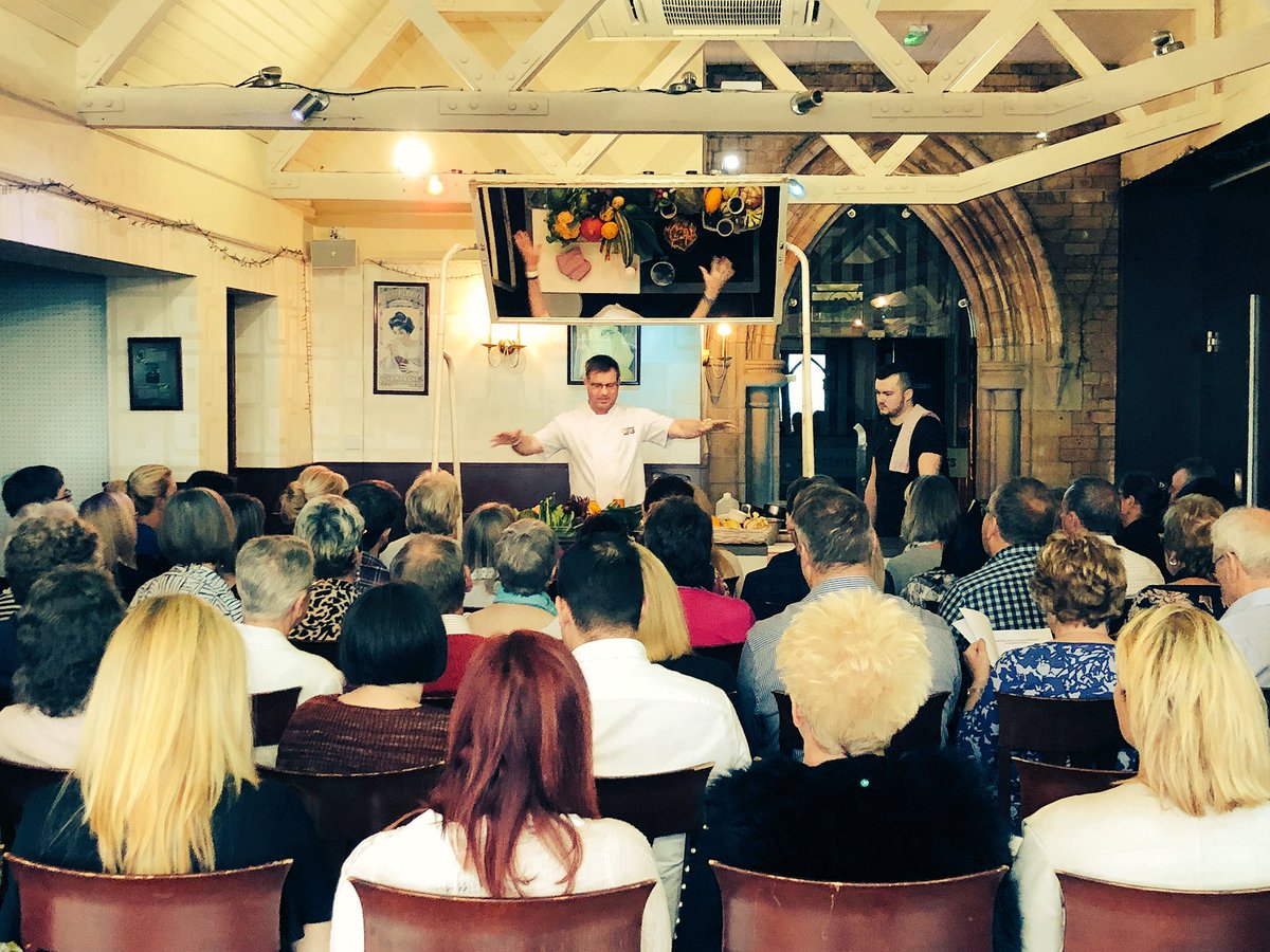 nutsfood's tweet photo. Great day inspiring guests @NuttersOfficial #NuttersMasterclass showcasing seasonal produce with flair and imagination - Masterclasses are first Thursday of each month but 3 in November - one evening one too 😎 https://t.co/8THFjtn1Qp