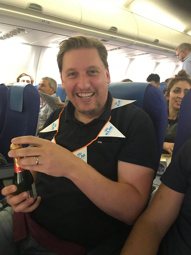 Thanks <a href="/KLM/">KLM</a> for the lovely surprise today on my first Platinum flight 😀 #myklmmoment #flyingblue #kl1676 #platinum