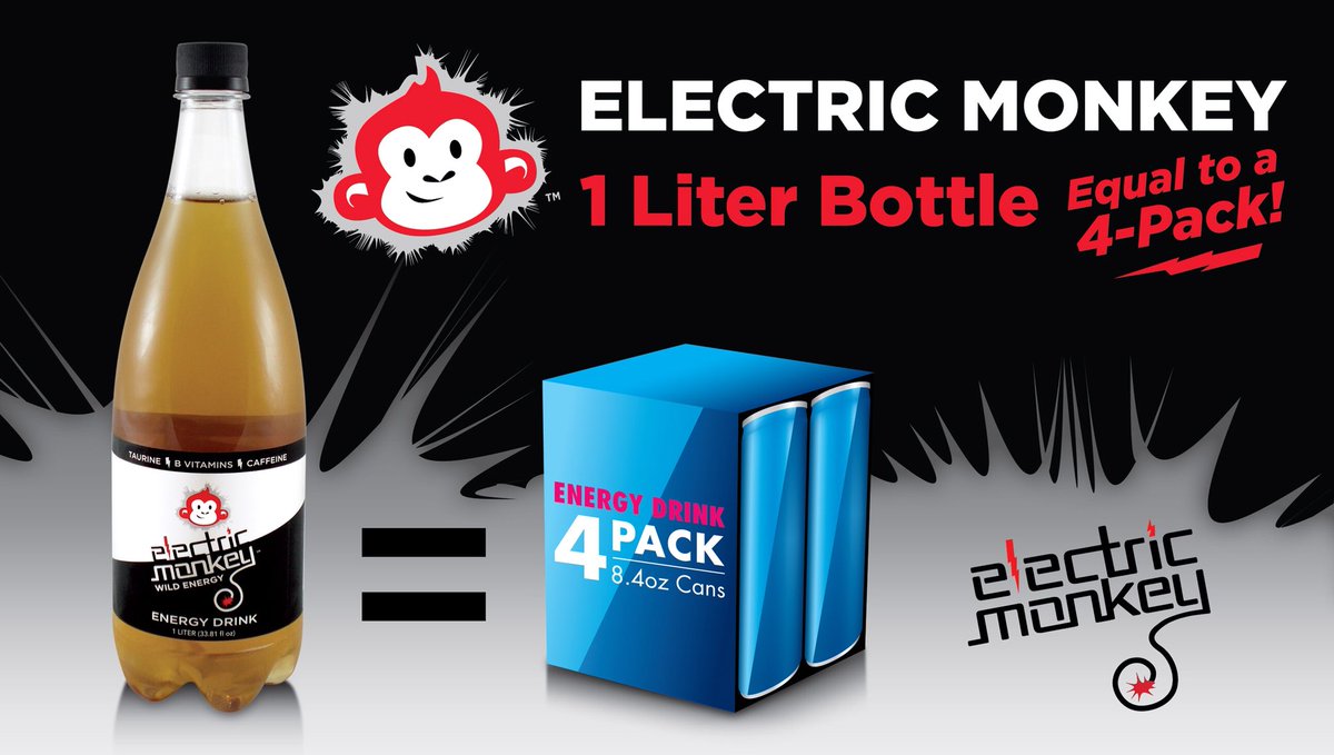 EnergizedMonkey's tweet photo. #Morgantown loves Electric Monkey and ASHEBROOKE LIQUOR is stocked with cans and 1L re-sealable bottles for homecoming & tailgates! #WVU #Mountaineers #MonkeyNation #MonkeyBombs #JagerBombs π΅ππΊπΈ https://t.co/ZZhRJCL9Ln