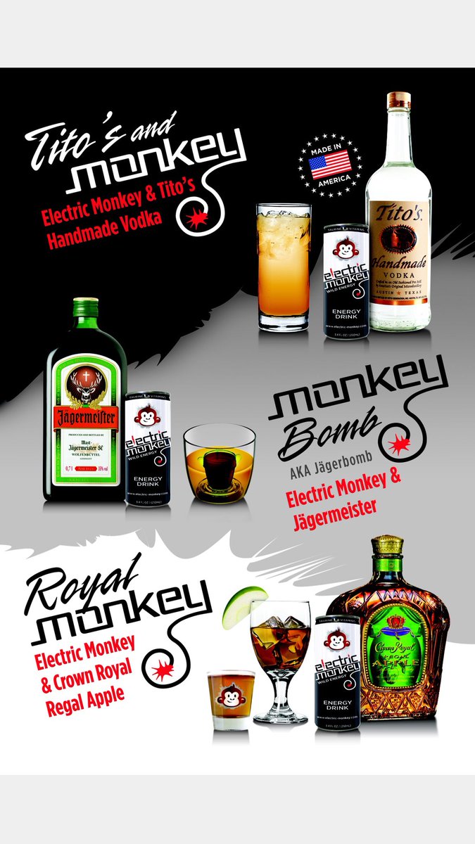 EnergizedMonkey's tweet photo. #Morgantown loves Electric Monkey and ASHEBROOKE LIQUOR is stocked with cans and 1L re-sealable bottles for homecoming & tailgates! #WVU #Mountaineers #MonkeyNation #MonkeyBombs #JagerBombs π΅ππΊπΈ https://t.co/ZZhRJCL9Ln