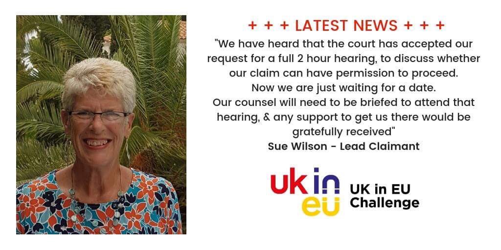UKEUchallenge's tweet photo. At the Royal Courts of Justice, the listings officer has agreed our need for a 2 hour hearing. Counsel and claimants including @Suewilson91 are eager to get the date. #UKEUchallenge https://t.co/NoCrxDV5ni