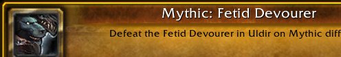 Triadx's tweet photo. I just earned the [Mythic: Fetid Devourer] Achievement! #Warcraft https://t.co/ZiYSWPkgW2