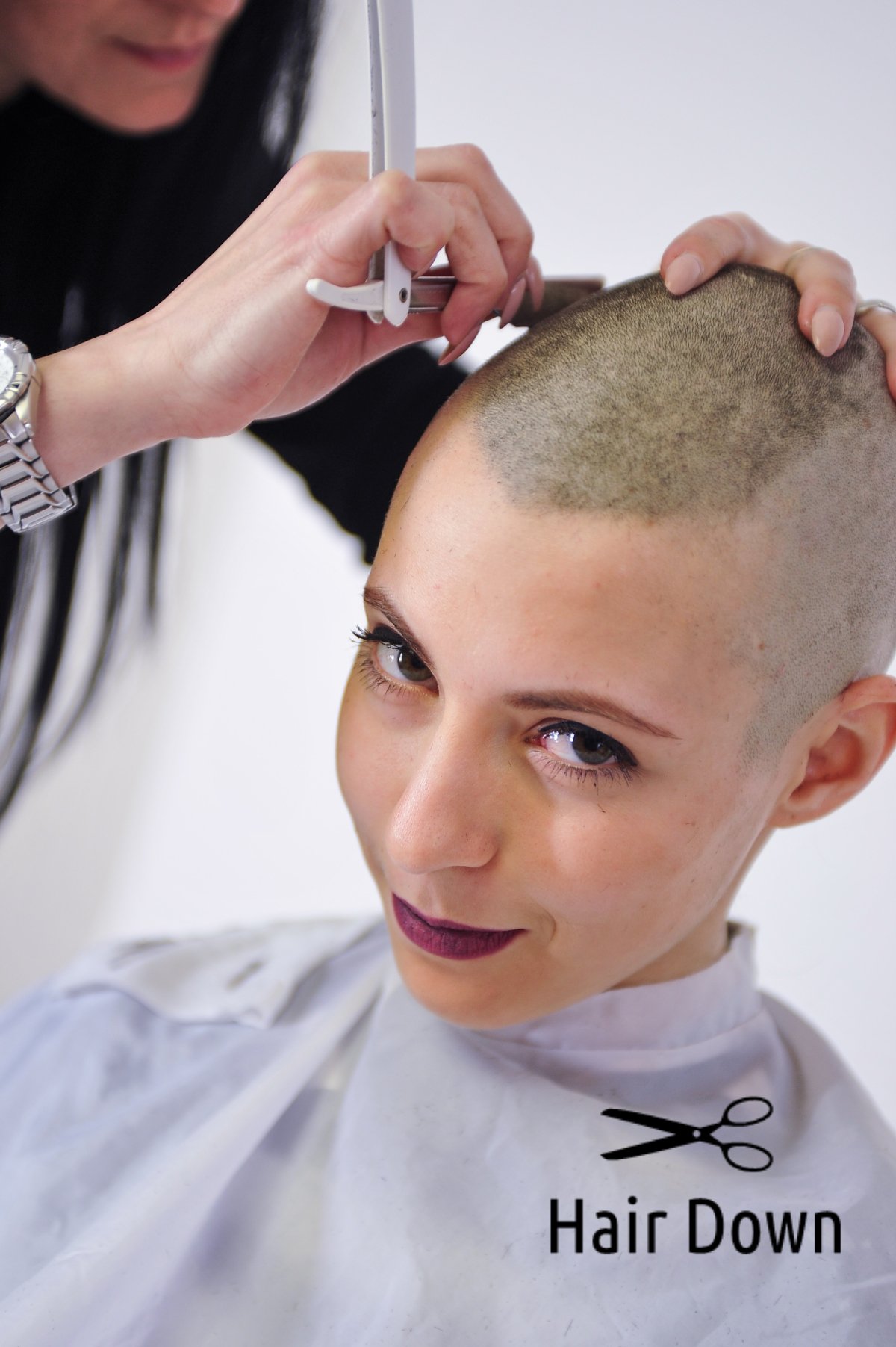 【半額！】そりっど27 断髪　剃髪 断髪美人 Long To Short Haircut