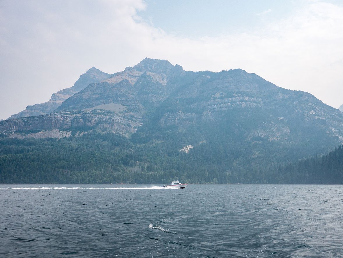 Prevent the spread of invasive mussels: Clean, Drain, Dry your watercraft. In 2019, motorized watercraft will be permitted in Upper and Middle Waterton Lake via a 90-day quarantine seal program. More information is available via Improvement District #4: id4waterton.ca