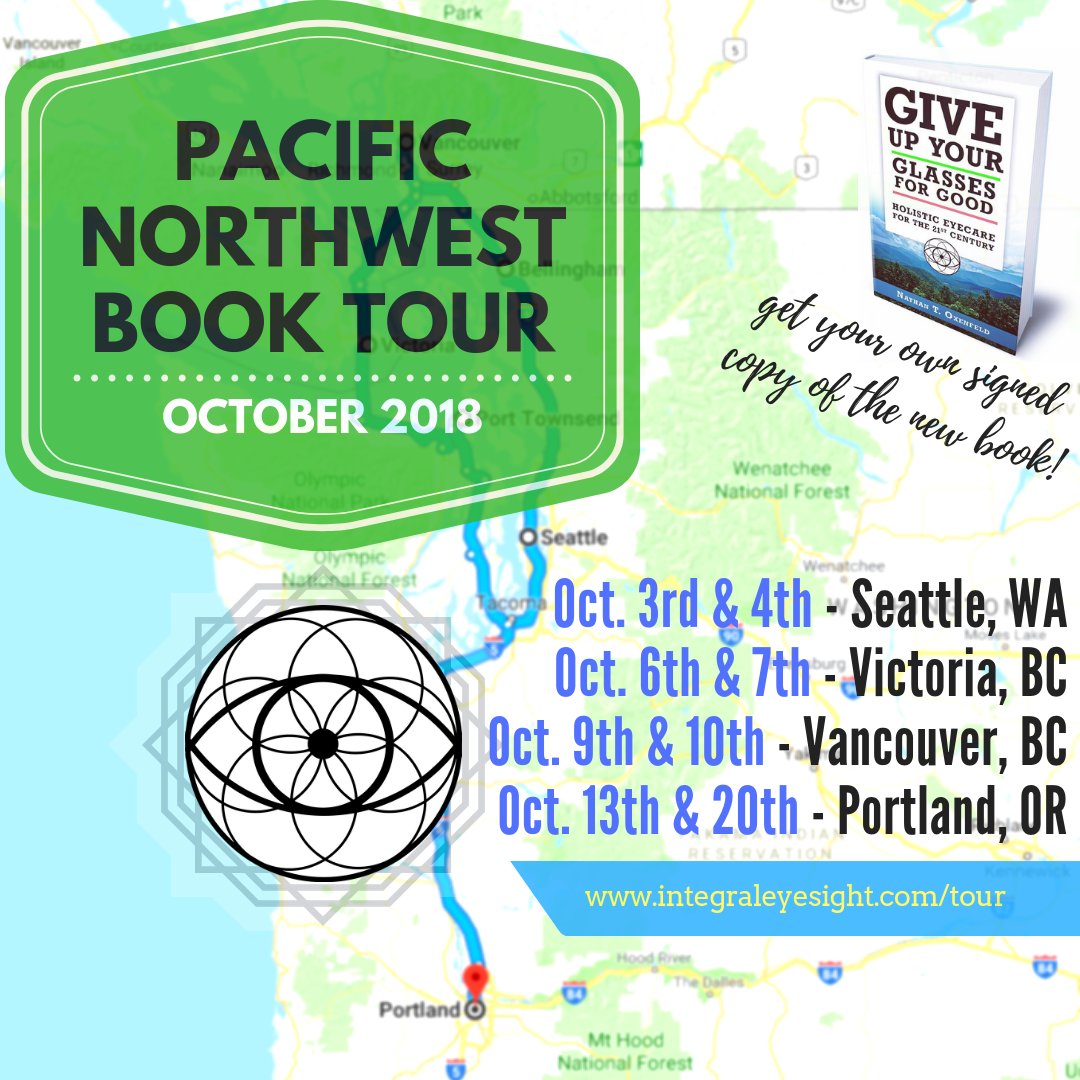 integraleyes's tweet photo. Eyesight Insights #40 - Pacific Northwest Book Tour &amp; 2018 Vision Conference Recap - https://t.co/ZfO0M1Mg3w #nakedeyebooktour #pnw #seattle #victoria #vancouver #portland #visionconference #nakedeyepodcast #batesmethod #naturalvisionimprovement #visionwalk #visionworkshop #eyes https://t.co/BWSL7kBsrk