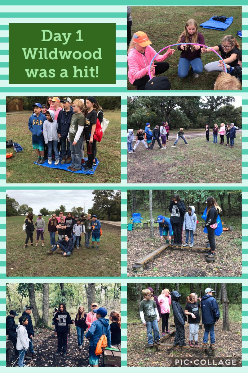Amazing first day at Wildwood!  Such fun watching teamwork and new leadership skills growing in front of your eyes!  <a href="/Tomahawk_prin/">Tomahawk Elementary</a>