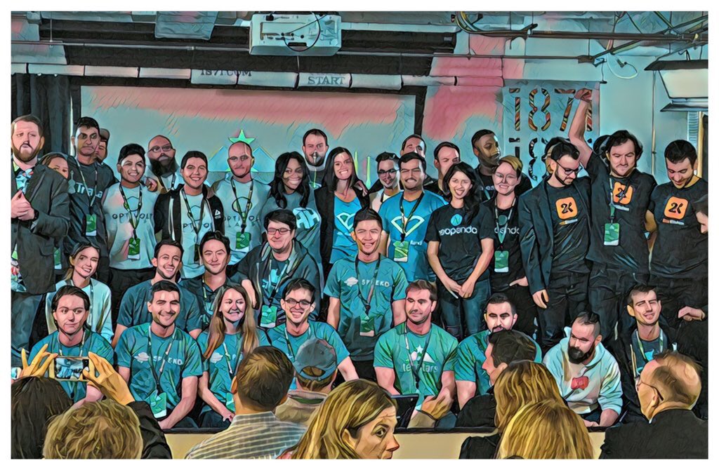 loganlahive's tweet photo. Excited for DEMO DAY. Starting shortly here at @1871Chicago. Proud to be associated with the @techstars Chicago class of 2018. https://t.co/GEPy5kkd5m https://t.co/jsMlpbQTZs