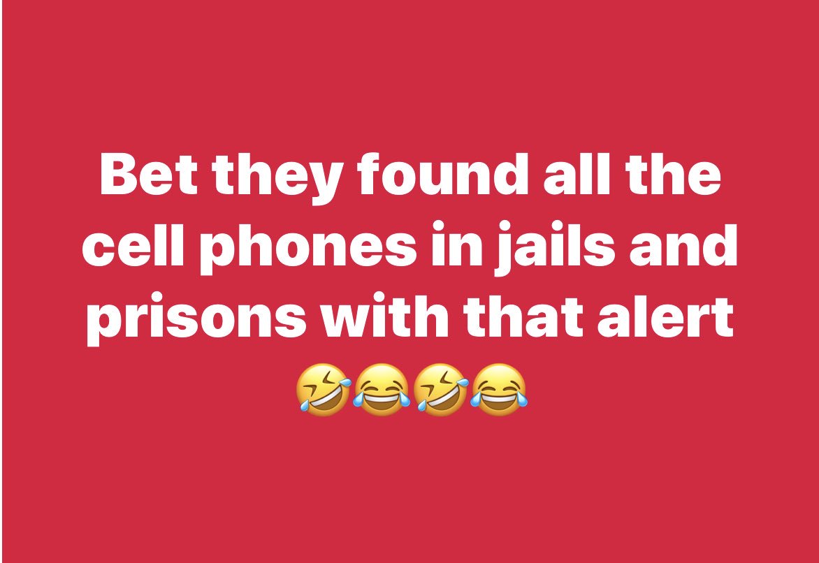 TheMotivator4u's tweet image. #PresidentialAlertSystem #jail #cellphones