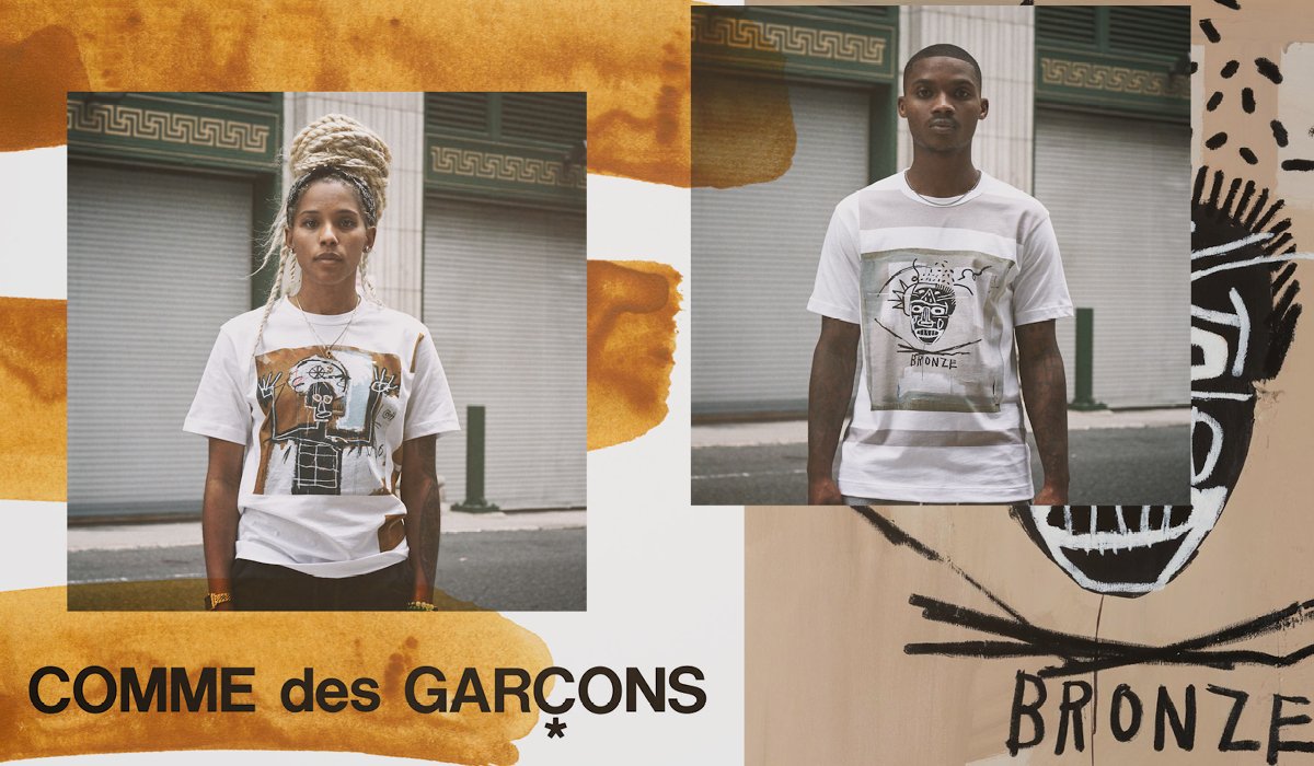 basquiat x comme des garcons