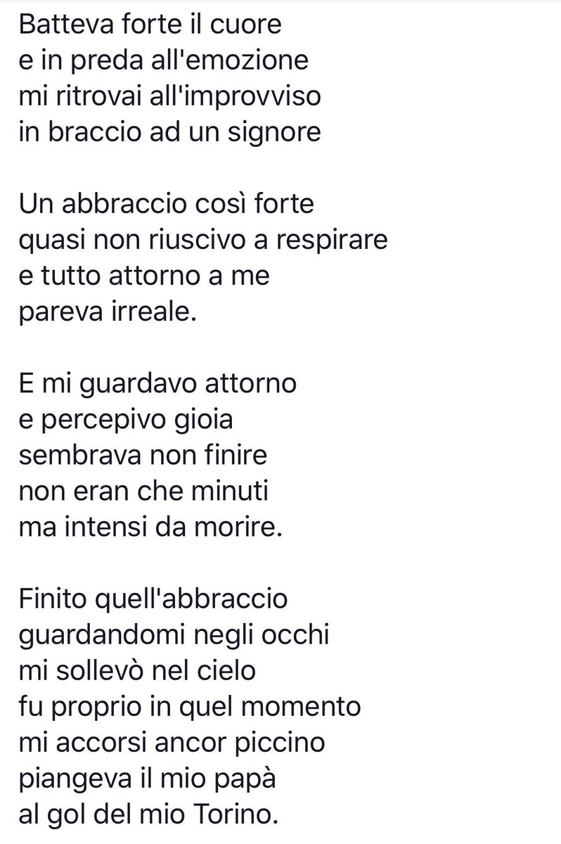 La Vera Forza E Unire Le Forze Un Gol Del Mio Torino Poesia Dedicata Al Mio Papa By Carlo Testa Sft Fvcg