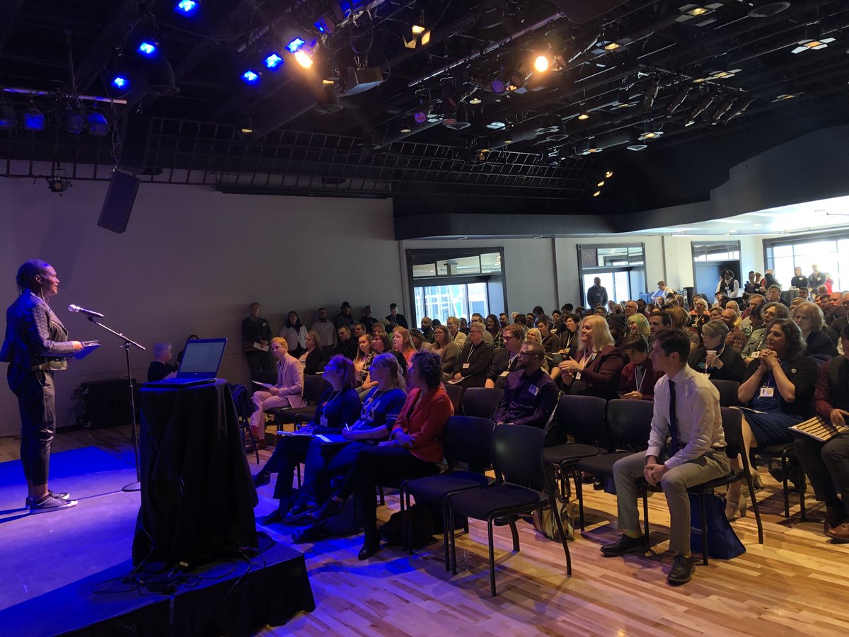 Jacob_Frey's tweet photo. For 5 years now, @annapoetic has inspired so many in MPLS with her leadership w/the annual #TransEquitySummit. This year was special - her 1st year attending as Council Vice President. She brought down the house. https://t.co/EB9o9EhAMK