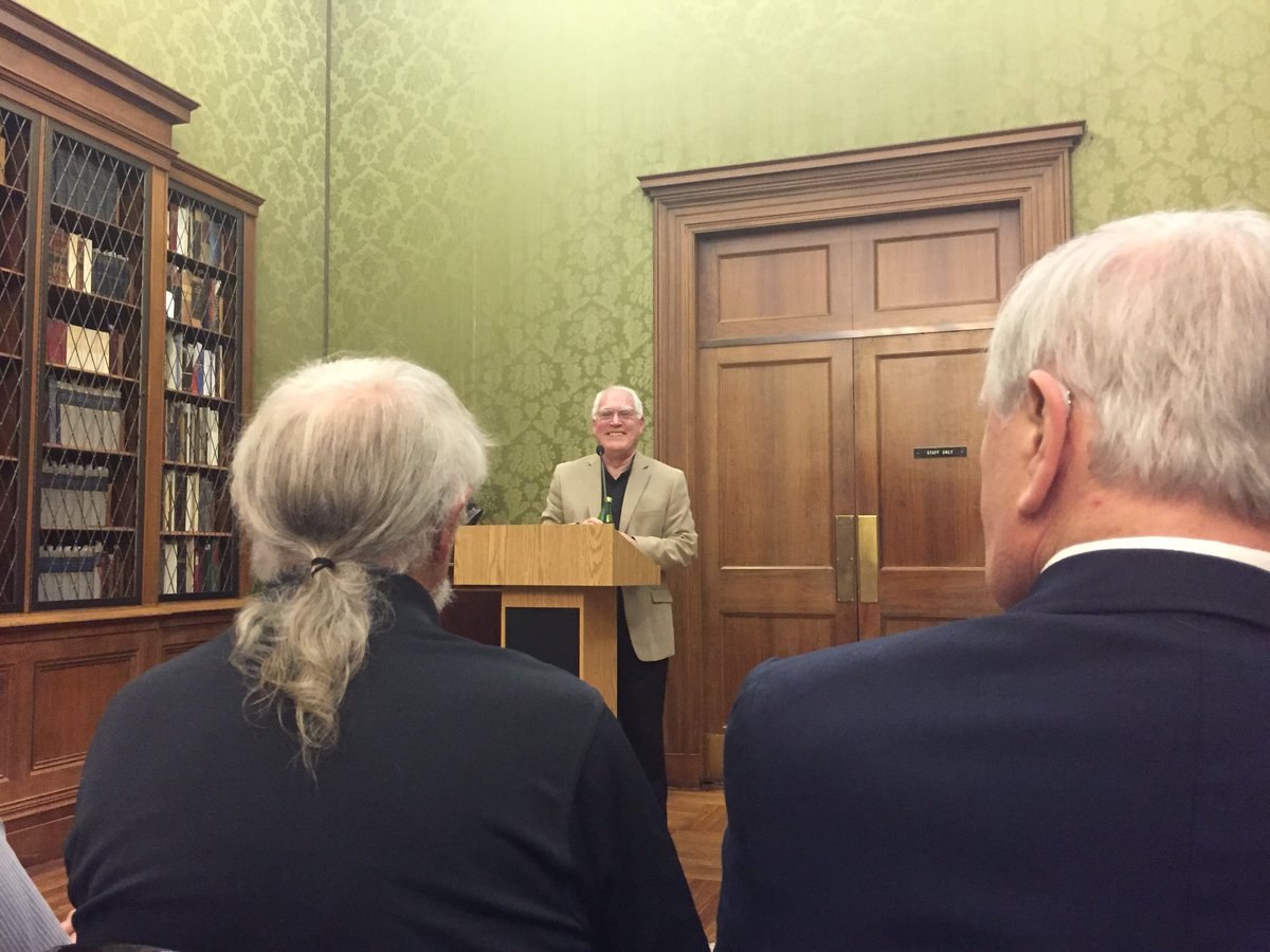 SherlockPhD's tweet photo. The magnificent @lklinger enthralling us with tales of Mary Shelley and Frankenstein at the Lilly Library. #G2BV #Acadventuress https://t.co/BZE2yh74HK