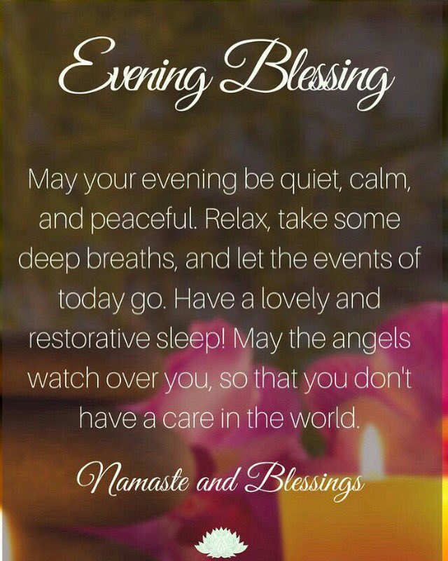 Inspire_me55's tweet photo. Here’s a little evening blessing! ❤️ #affirmations #eveningblessing #LikeForLikes https://t.co/g15xKd6vwX