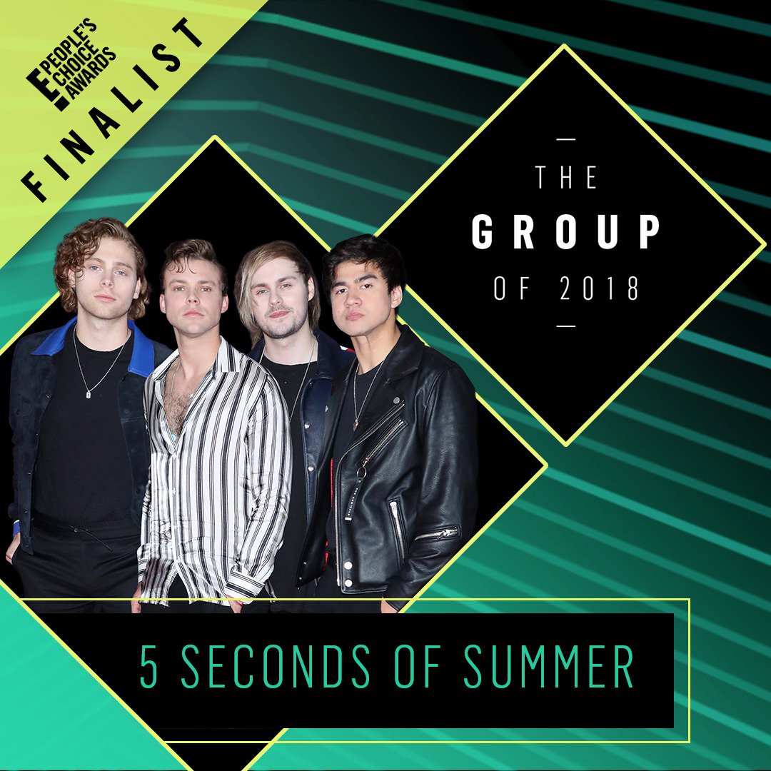 capitolmusic's tweet photo. #5SOSFAM! Show the guys of @5SOS some love &amp; RT to vote for them to win #TheGroup at this year’s @peopleschoice awards! 🏆 #PCAs #5SOS https://t.co/TuVMVOMu8C