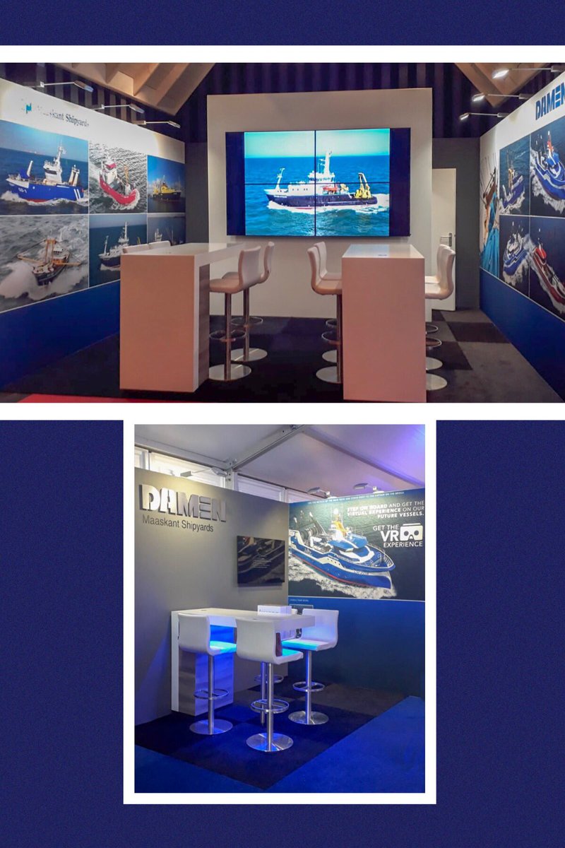 Klaar om u te mogen ontvangen tijdens het Holland Fisheries Event te Urk, 5 en 6 oktober a.s.! Stands #B3 en #T6 #HFE #HollandFisheriesEvent #MaaskantShipyardsStellendam #Maaskant