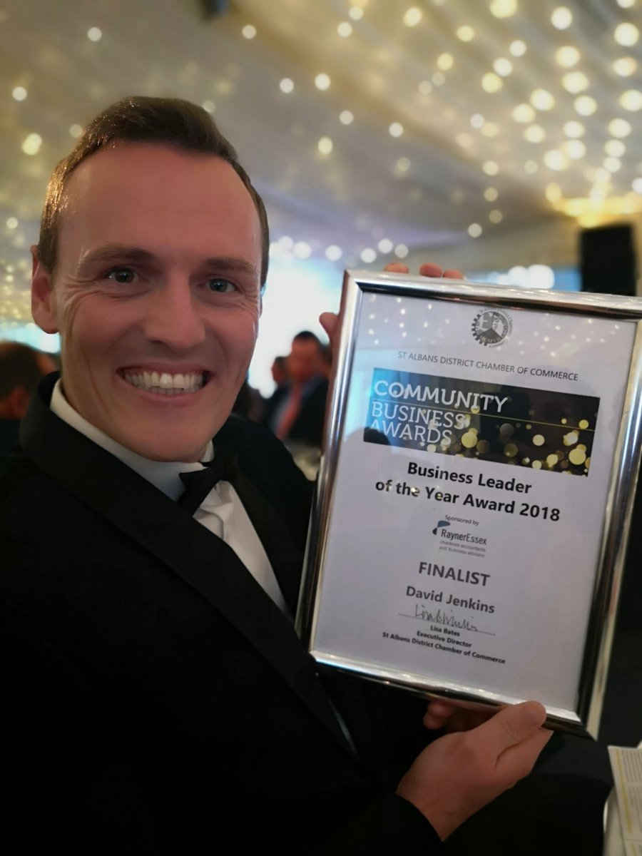 What an honour! Principal David finalist in the Business Leader of the Year #StAlbansBizAwards @TBCStAlbans