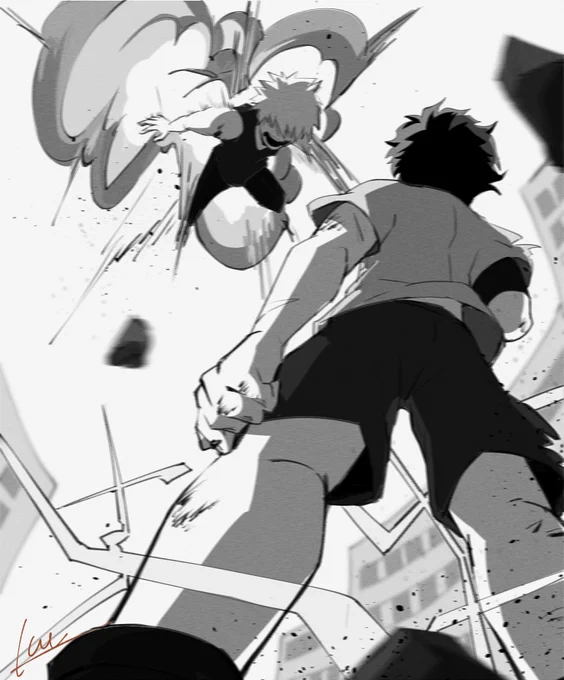 爆豪勝己vs緑谷出久 
