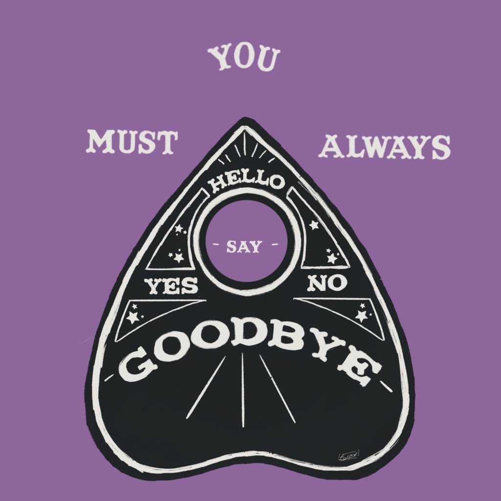 burnsie_TM's tweet photo. Inktober (drawtober??) day 4:
If you ever plan to use a ouija board remember to always say goodbye ๐ฎ #inktoberday4 #drawtober #ouiga https://t.co/oQRv81og8Y