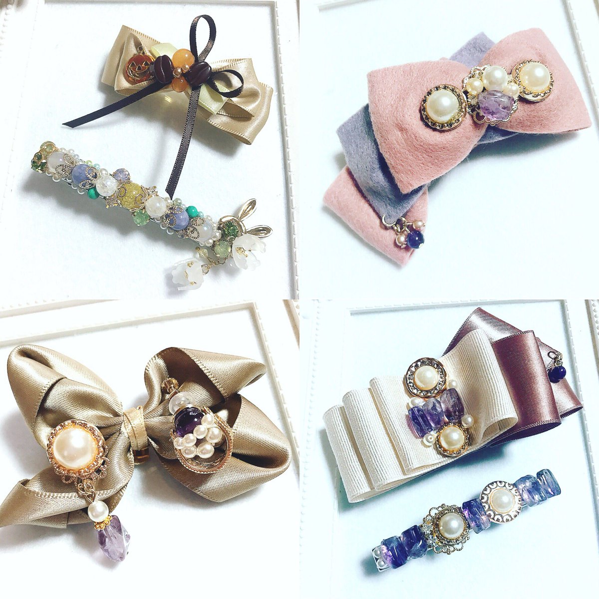 트위터의 Shop Kei 님 オーダー品製作完了 計6点明日お嫁にいってらっしゃい ヘアアクセサリー 左下はイヤリング 今晩はアニメキャライメージのブレスのオーダー製作 オーダーメイド リボンアクセサリー ヘアアクセサリー ハンドメイド メルカリ