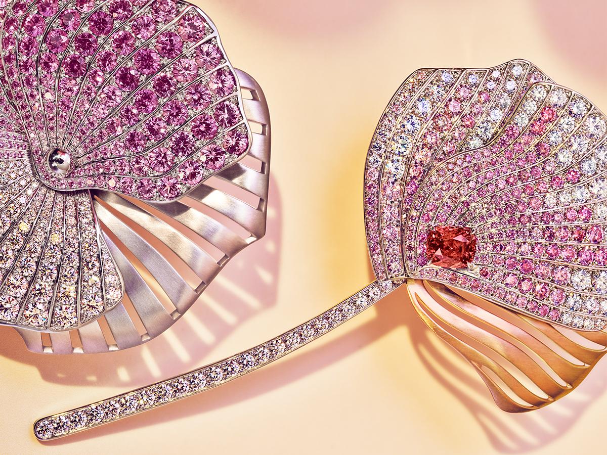 Tiffany Co On Twitter A Cushion Cut Orange Sapphire And Round