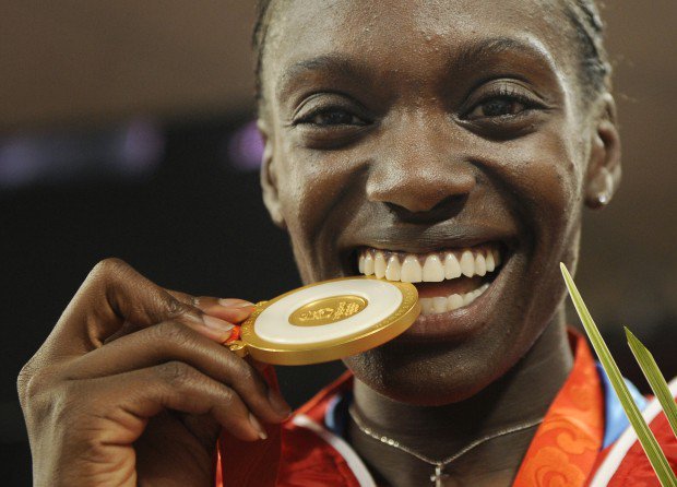 AhaTalks's tweet photo. At the age of twelve I had no idea what I was saying when I mumbled, "I want to be an Olympic athlete." 
-East St. Louis native and a Olympic gold medalist @DHarp100mH https://t.co/qwEluG2boi