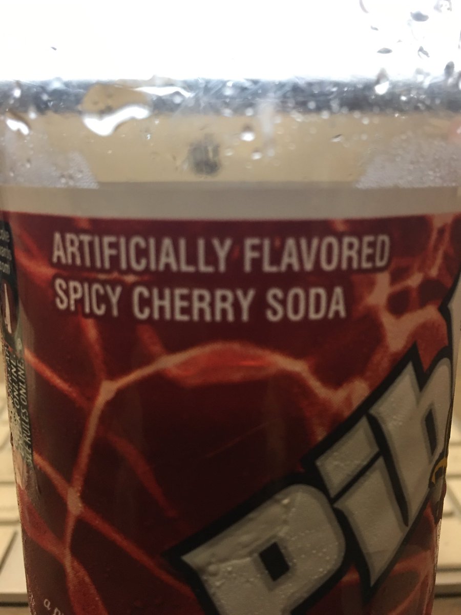 angryworshipguy's tweet photo. I've been drinking Mr. Pibb and now Pibb Xtra for years and just now realized the flavor is "Spicy Cherry"... https://t.co/yZ78KrOJNg
