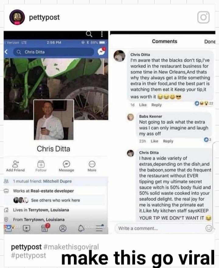 mtartistmgmt's tweet photo. @ciara Better be careful where you eat at in louisiana .......#louisiana #chrisditta @shaunking @HuggyLowdownDC GET'EM @shaunking  FIND HIM .......! https://t.co/gXdPpJxdUO