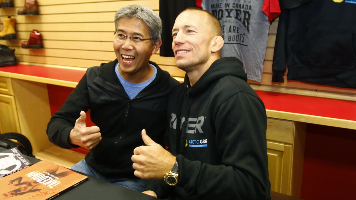 VIDEO: <a href="/GeorgesStPierre/">Georges St-Pierre</a> gave his prediction on the McGregor/Khabib fight at #UFC229 youtu.be/L8IeKop3jgk