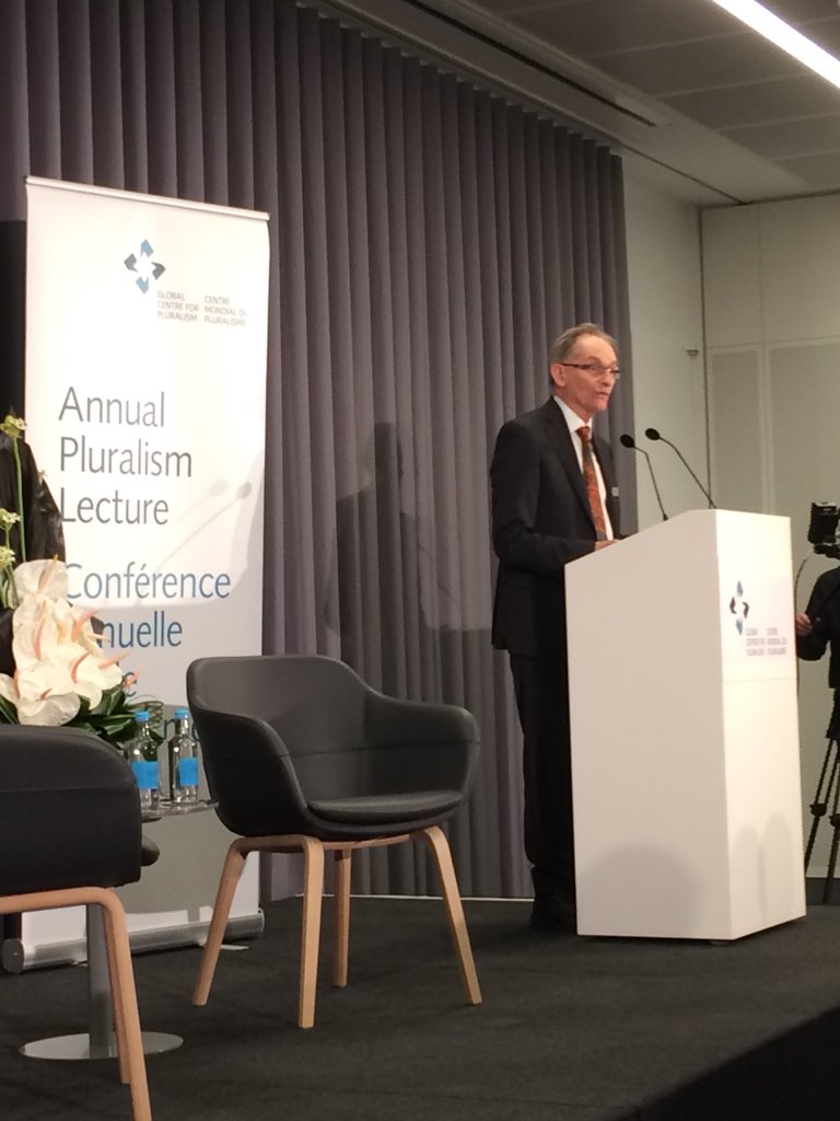 SFounS's tweet photo. Fascinating 2018 Annual Pluralism Lecture by Karen Armstrong hosted by His Highness the Aga Khan & Global Centre on Pluralism based in Ottawa. More important than ever to consider how we can all contribute to building more inclusive and respectful societies. #GCPLecture2018 https://t.co/iK2FFTVV4S